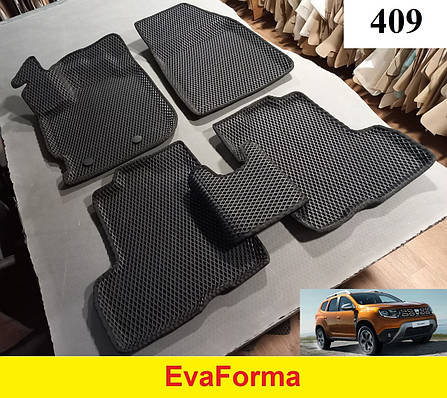 3D килимки EvaForma на Dacia Duster 2 '18-24, 3D килимки EVA, фото 1