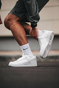 Кросівки чоловічі білі Nike Air Force 1 Classic (00830)