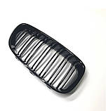 Решітки радіатора BMW 3 F34 GT M Performance чорні глянцеві двореберні ніздрі БМВ, фото 5