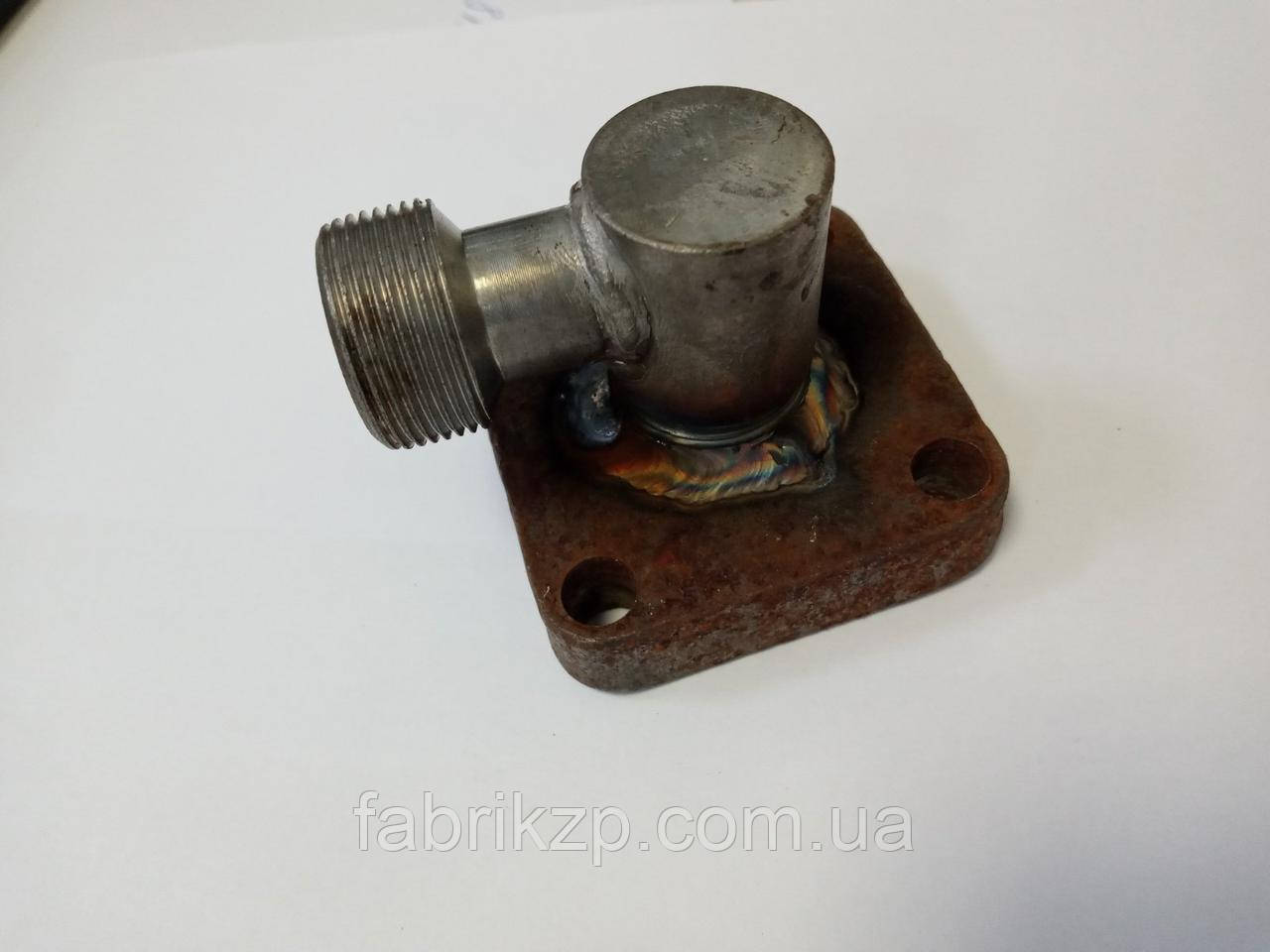 Фланець насоса НШ-32, з різьбою М27*1,5, кутовий <90 (сталевий) НШ46-0505037 (Високий), фото 1