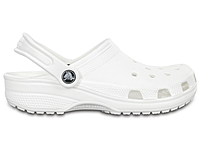 Мужские шлепанцы Кроксы Crocs Classic White Белые M4/W6 (36-37)