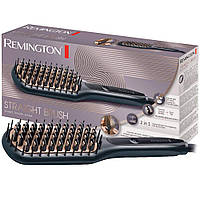 Щетка с керамическим и антистатическим покрытием Remington Straight BrushCB7400 , черная