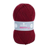 Пряжа акриловая Knitty 4. Цвет: бордовый