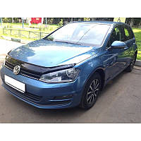 Дефлектор на капот (мухобойки)  Volkswagen Golf VIII 2013. Мухобойка  Volkswagen Golf 7 2013.