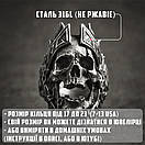 Чоловіче сталеве кільце CESAR'S JAW 19 печатка перстень із медичної неіржавіючої сталі 316L з Черепом, фото 2