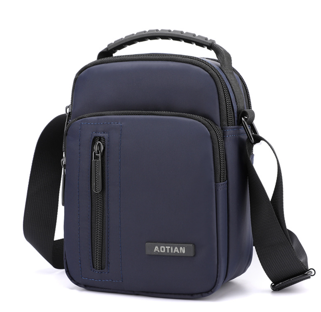 Сумка Чоловіча AOTIAN Синій 15х20х10 см (2093), фото 1
