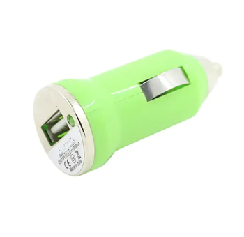 Автомобільний зарядний пристрій USB JYT-03 12-24 V DC 5.0 V Зелений (KG-9539)