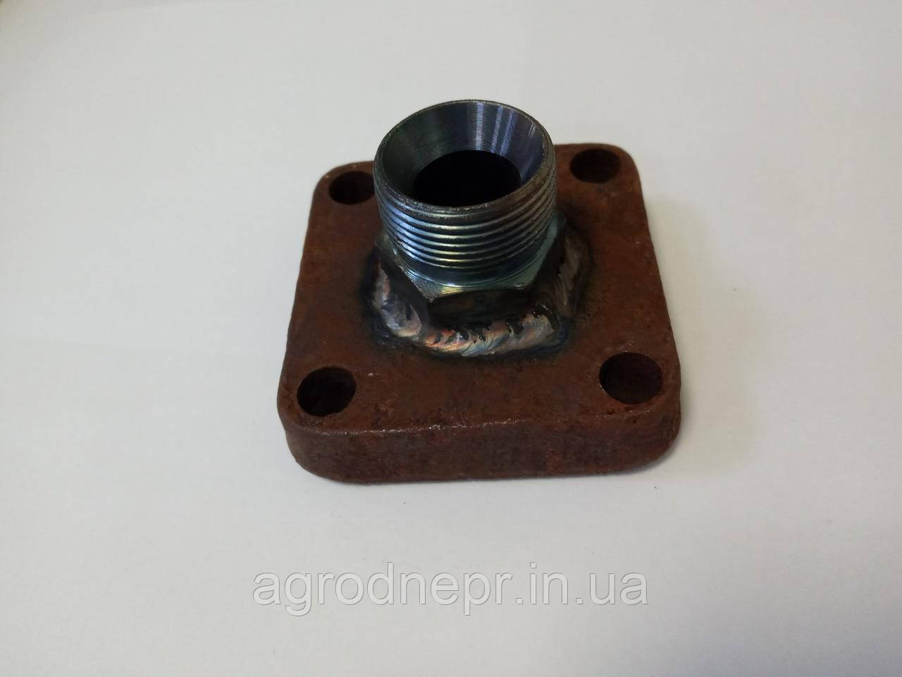 НШ46-0505037 Фланець насоса НШ-32 сталевий з різьбою М27*1,5, прямий