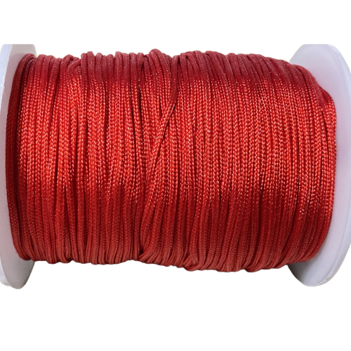 Шнур на метраж Finding Шнур нейлоновий Червоний 1.5 мм Для браслета подвіски кулона