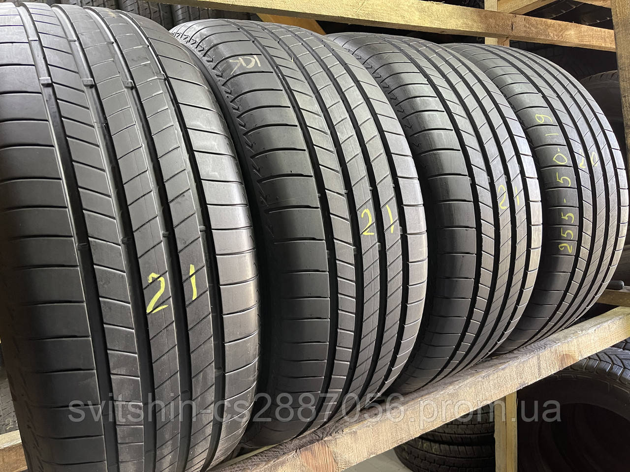Літні шини 255/50R19 Bridgestone Turanza Eco 6мм 20/21рік