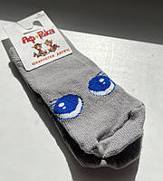 Шкарпетки бавовняні дитячі демісезонні з малюнком "Оченята", фото 5