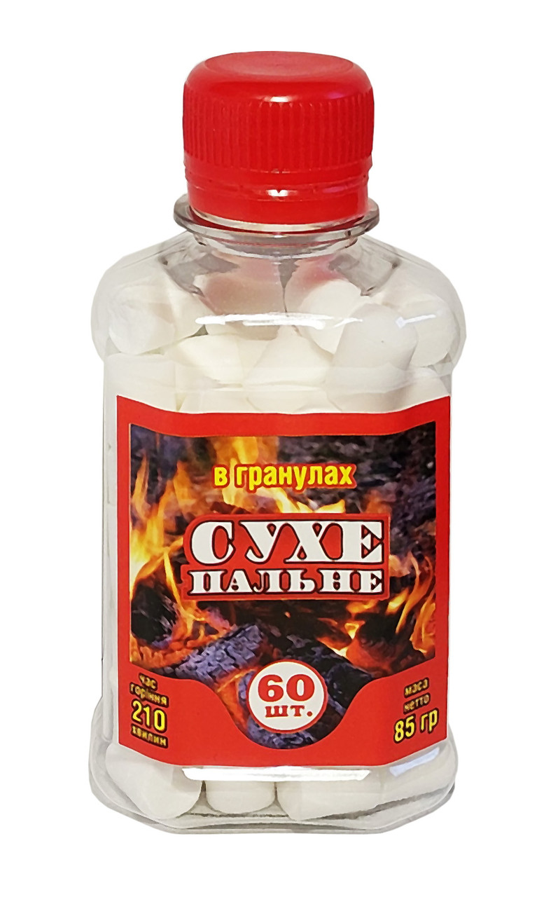 Сухое горючее в баночке в гранулах 85гр (60 таблеток в упаковке) (ID ...