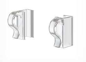 Кліпса для кріплення рамок на кошик із  дроту (пара)