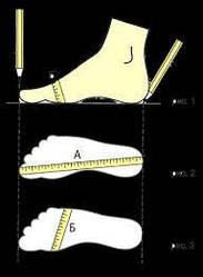 Як зробити замір стопи чи устілки правильно?