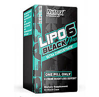 Липо 6 для похудения Жиросжигатель Lipo 6 Black Hers UC Ultra Concentrate Nutrex Research черных 60 капсул