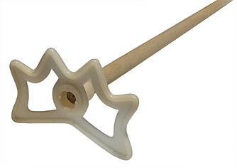 Машинка для більярду (теща+корона низька пластик білий)