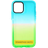 Чохол TPU+PC Sunny Gradient для Samsung Galaxy A24 4G Синій / Салатовий, TPU+PC