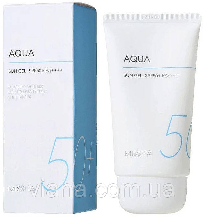 Сонцезахисний звол. крем Missha All-Around Safe Block Aqua Sun SPF50, 50 ml