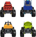 Набір із 4 машинок спалах і диво-машинки Перегонники Fisher-Price Blaze Monster Machines Racers GXV81 оригінал, фото 3