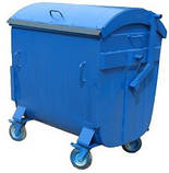 Контейнер для сміття 1100 л. (фарбований), фото 2