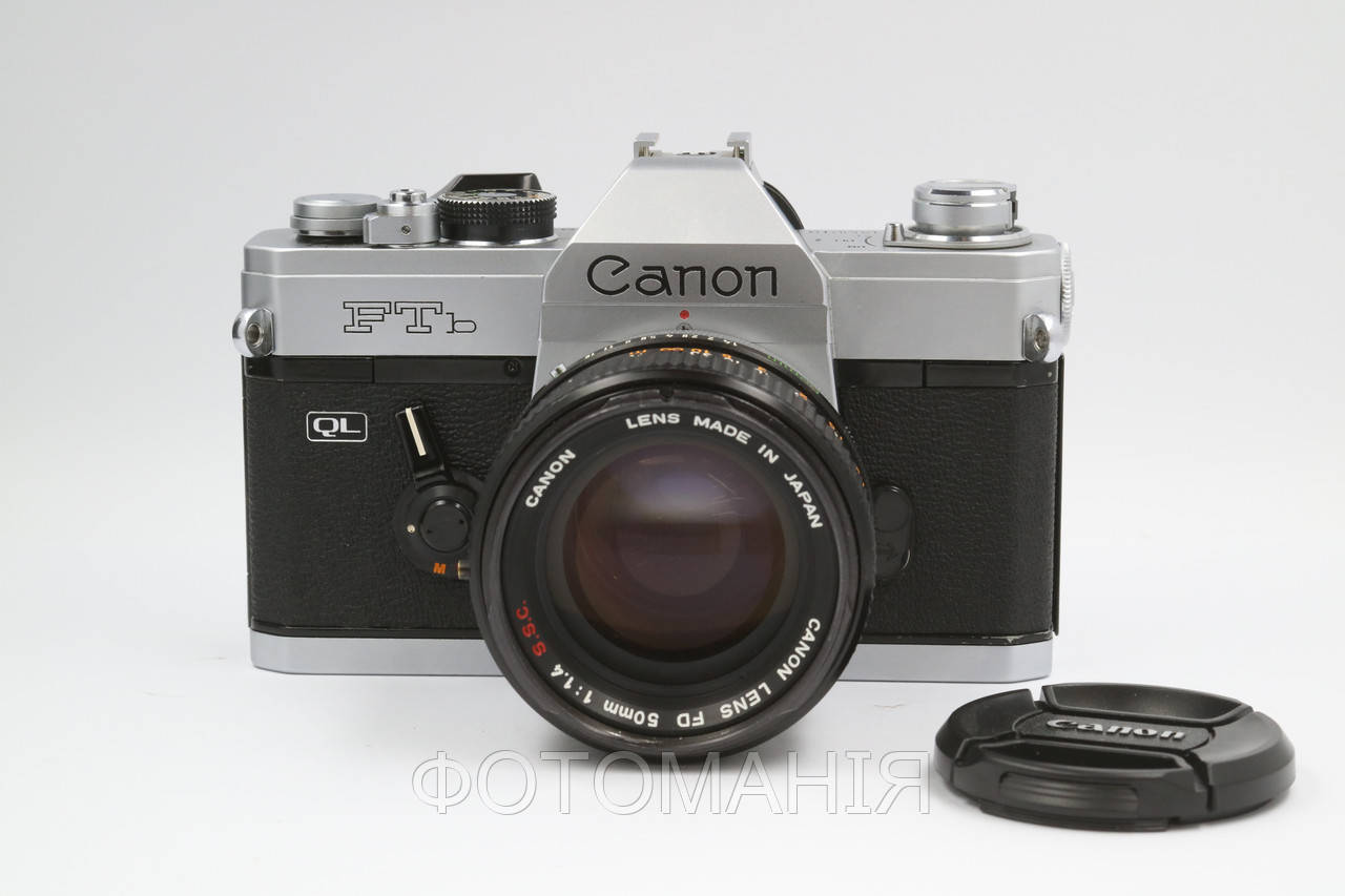 Canon FTb QL + Canon FD 50mm f1.4 S.S.C