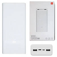 АКЦИЯ! Павербанк Xiaomi Mi Power Bank 3 30000MAh белый цвет, Quick Charge, 30000MAh быстрая зарядка