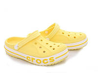 Женские желтые легкие кроксы Crocs пенка