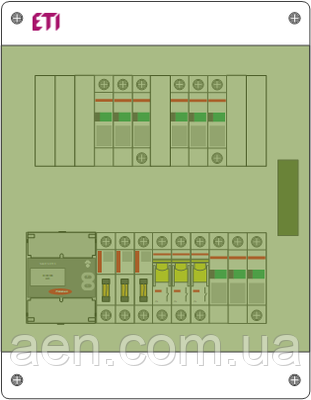 Щит змінного струму AC 1-40 S ETI