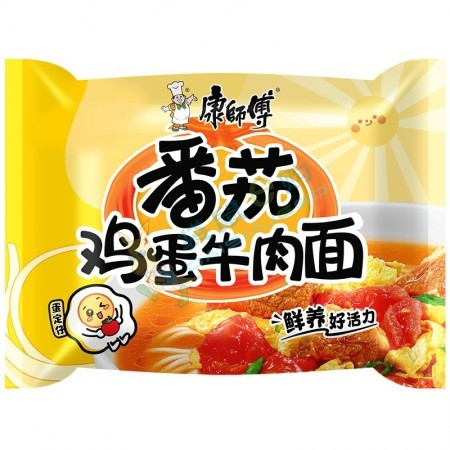 Локшина швидкого приготування Master Kong Beef Tomato & Egg Noodle яловичина з помідорами та яйцем 100g