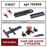Line Master KWB Набор Инструментов - Направляющие Ручка Уголок Струбцины Линейка 800 мм