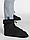 Багаторазові захисні бахіли на взуття від дощу та брудуProtection from dirt MO26 (M 37-38р) Black, фото 3