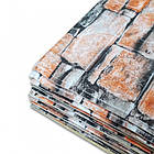 Самоклеюча 3D панель під цеглу піщаник в рулоні 20000x700x3мм, фото 9