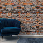 Самоклеюча 3D панель під цеглу піщаник в рулоні 20000x700x3мм, фото 7