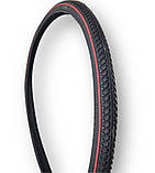 Покришка велосипедна Deli 700*38C (40-622) S"-161 red strip Індонезія, фото 4