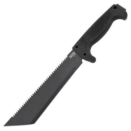 Мачете SOG SOGfari 10" Tanto Machete (Black), фото 1