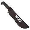 Мачете SOG SOGfari 10" Tanto Machete (Black), фото 8