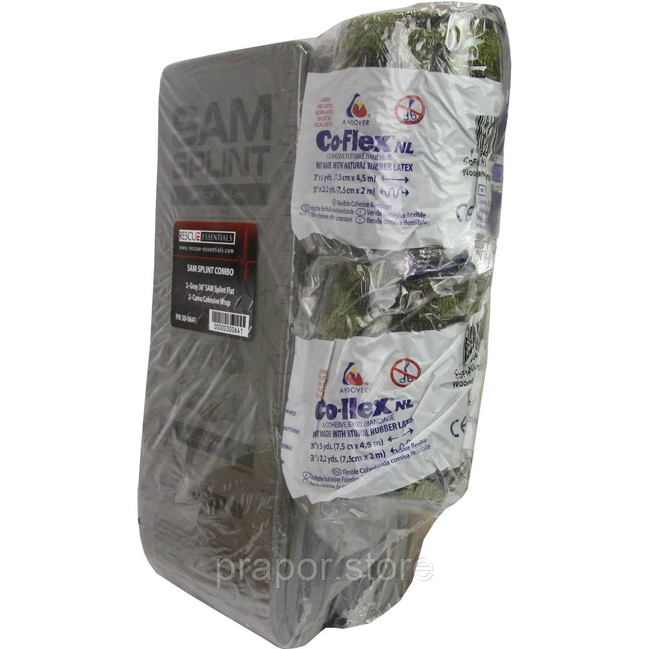 Комплект шин з адгезивним бандажом SAM® Splint Combo Pack (2 Gray 36" SAM® Splints, 2 Cohesive Wraps) - фото 2 - id-p1879805087
