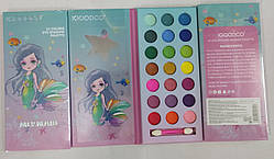 Палетка тіней для повік 21 колір Косметика дитяча IGOODCO LK2884 Русалка