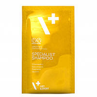 Антибактеріальний протигрибковий шампунь для котів і собак Vet Expert Specialist Shampoo, саше 20х15мл