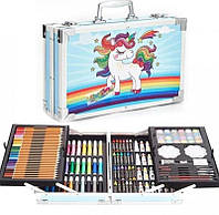 Набор для рисования в чемодане 145 предметов / Детский набор для творчества