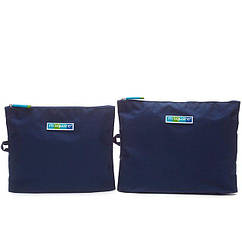Набір мішечків на блискавці (2 шт) (синій)