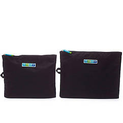 Набір мішечків на блискавці (2 шт.) (чорний)