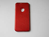 Силіконовий чохол для телефона iPhone 6S червоного кольору