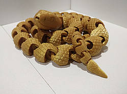 106 см. Рухома іграшка змія. (Різні кольори). 3D-друк безпечним органічним пластиком