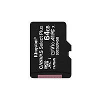 Карта памяти MicroSDXC (UHS-1) Kingston Canvas Select Plus 64Gb class 10 А1 (R-100MB/s)