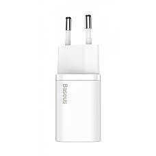 Зарядка type c для телефону Айфона Baseus Super Silicone PD 30W Type-C вихід Білий (CCSUP-J02), фото 3