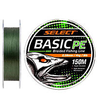 Шнур Select Basic PE Dark Green 150m 0.04mm "Оригинал"