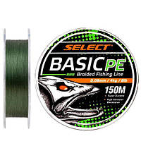 Шнур Select Basic PE Dark Green 150m 0.10mm "Оригинал"