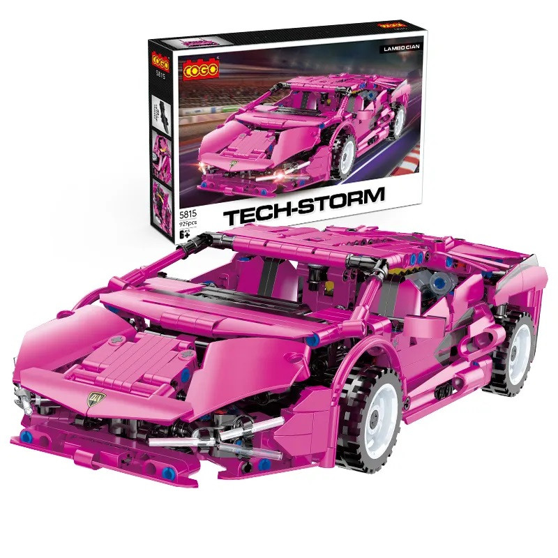 Конструктор Cogo Tech-Storm 5815 Lambo Cian, Ламборджині, механічний, 929 дет., іграшка