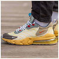 Мужские / женские кроссовки Nike x Travis Scott Air Max 270 React найк аир макс 270 реакт трэвис Cactus Trails